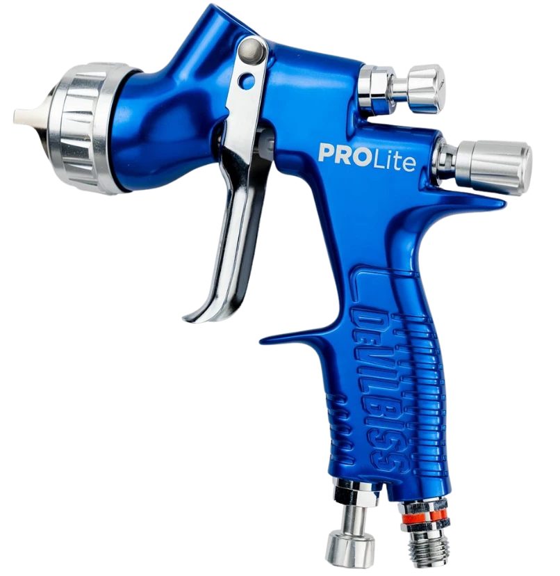 DeVilbiss PROLite Gravity Spray Gun - Blue Anodized Body