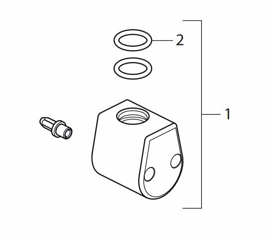 Wagner PEM-X1 CG connecting part assembly exploded diagram