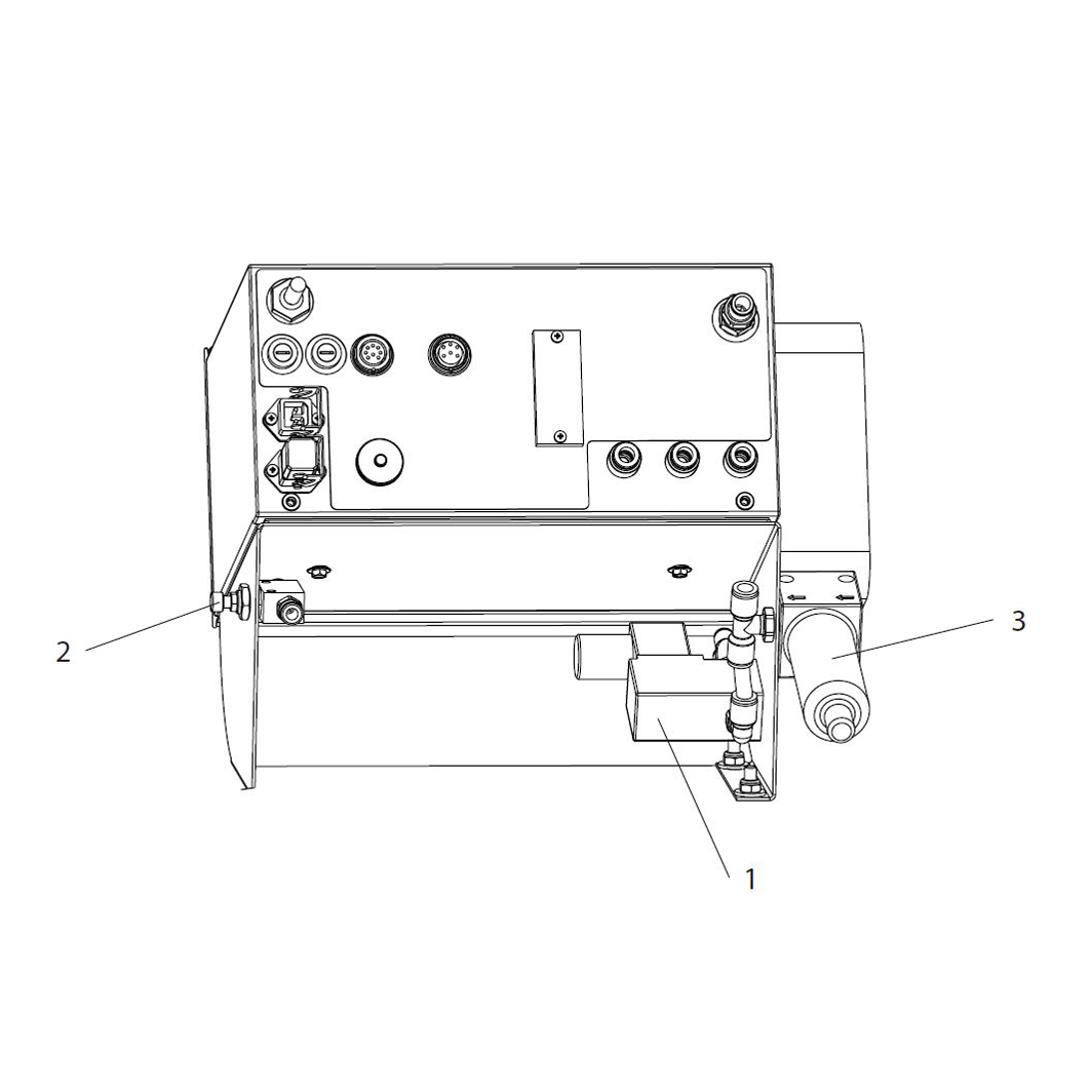 Wagner SPRINT XE air supply exploded diagram
