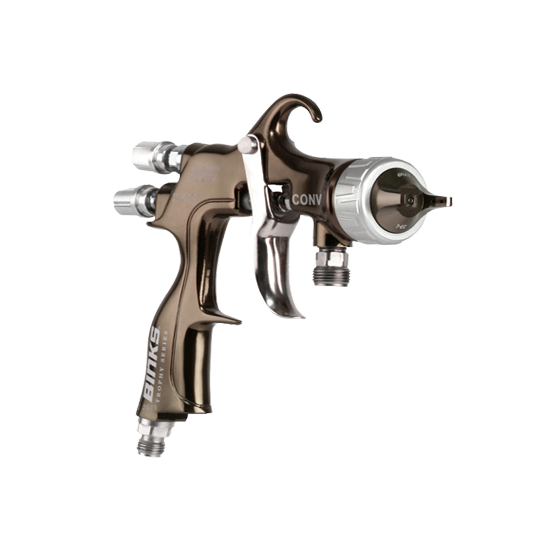 Binks Trophy Conventional Pressure Feed Spray Gun Kit (1.0,1.4,1.8