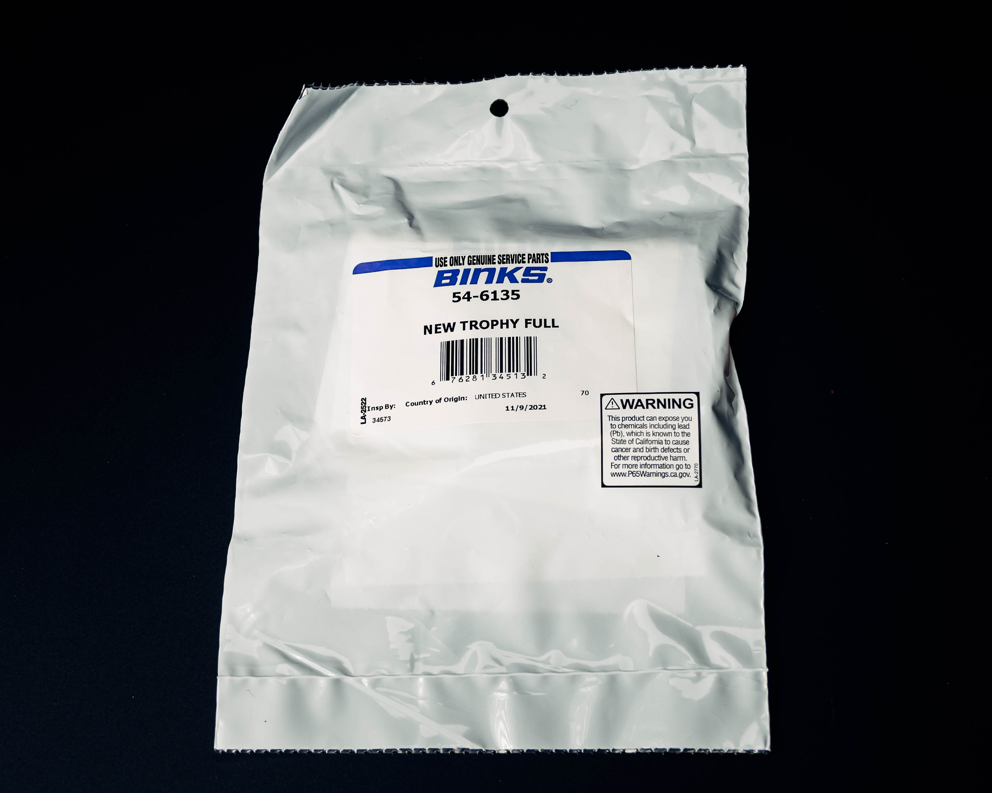 Binks Trophy Full Needle and Air Valve Kit (54-6135)