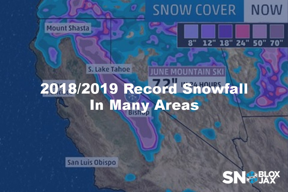 2018/2019 Record Snowfall In Many Areas