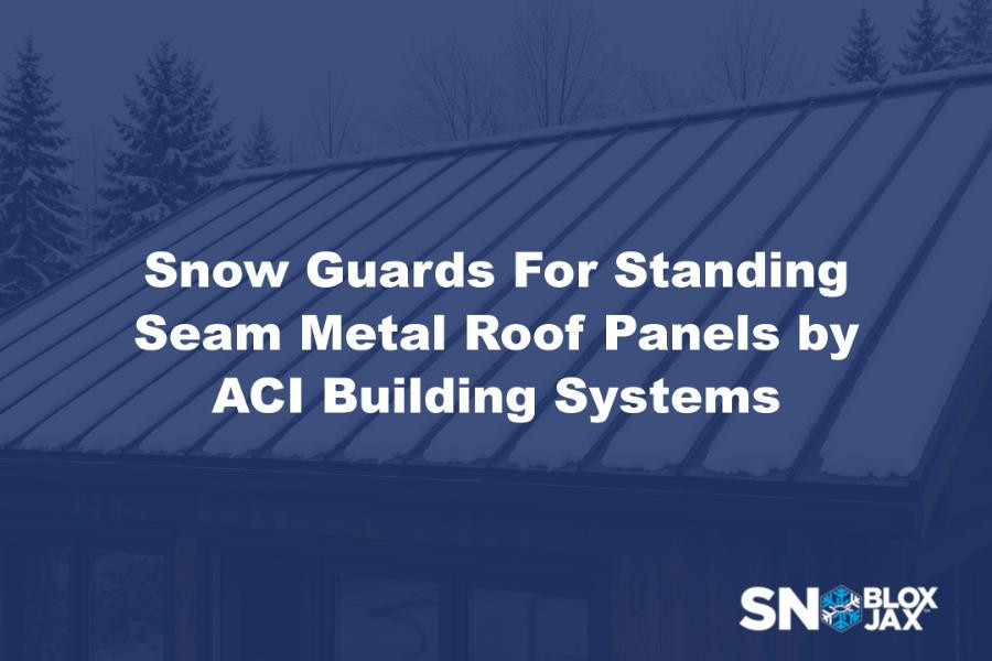 Snow Guards For Standing Seam Metal Roof Panels by ACI Building Systems
