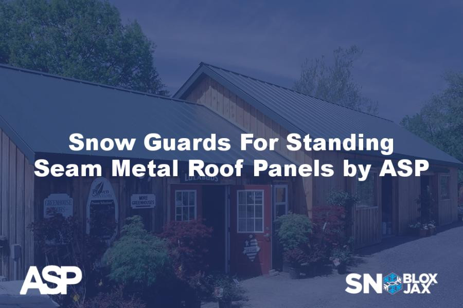 Snow Guards For Standing Seam Metal Roof Panels by ASP
