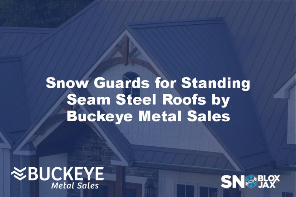 Snow Guards for Standing Seam Steel Roofs by Buckeye Metal Sales