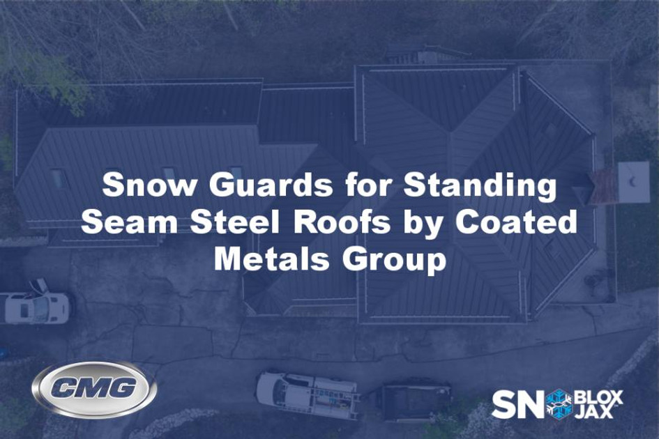 Snow Guards for Standing Seam Steel Roofs by Coated Metals Group