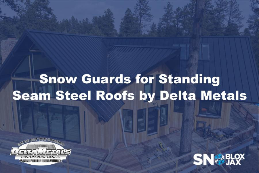 Snow Guards for Standing Seam Steel Roofs by Delta Metals