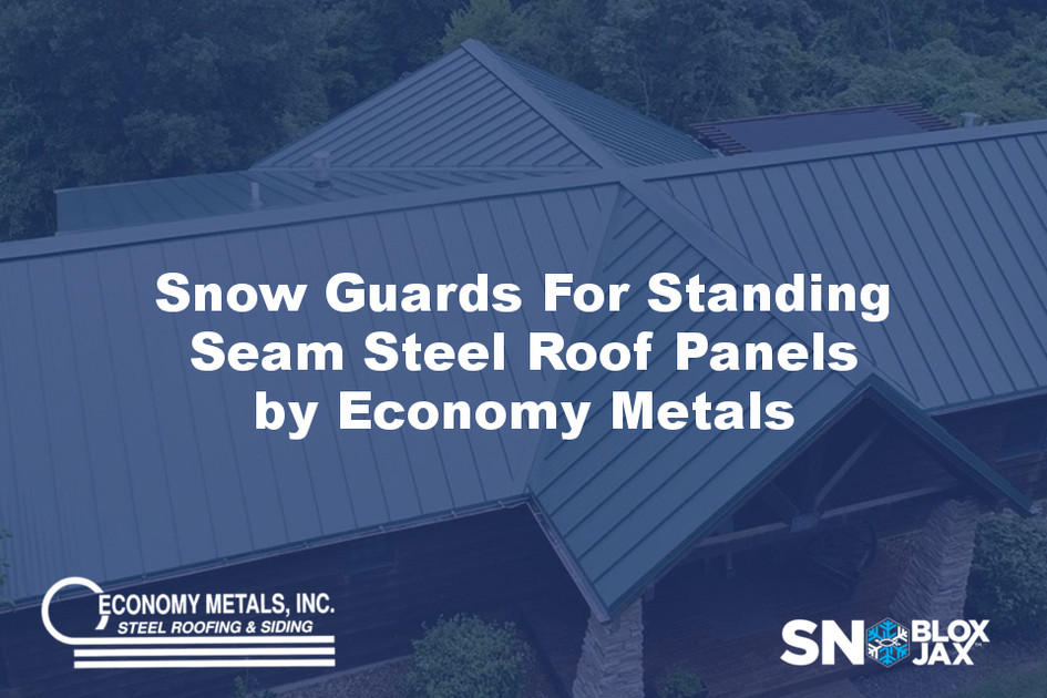 Snow Guards For Standing Seam Steel Roof Panels by Economy Metals