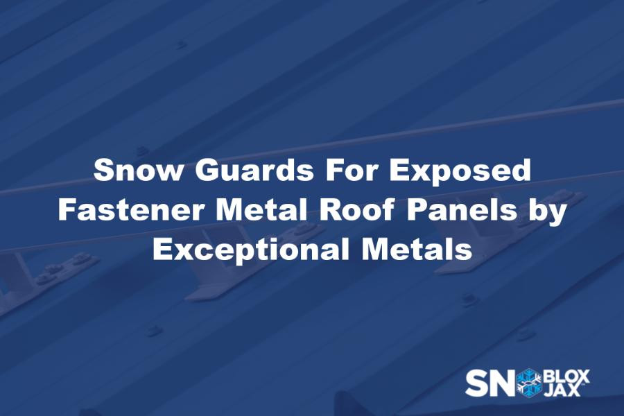 Snow Guards For Exposed Fastener Metal Roof Panels by Exceptional Metals
