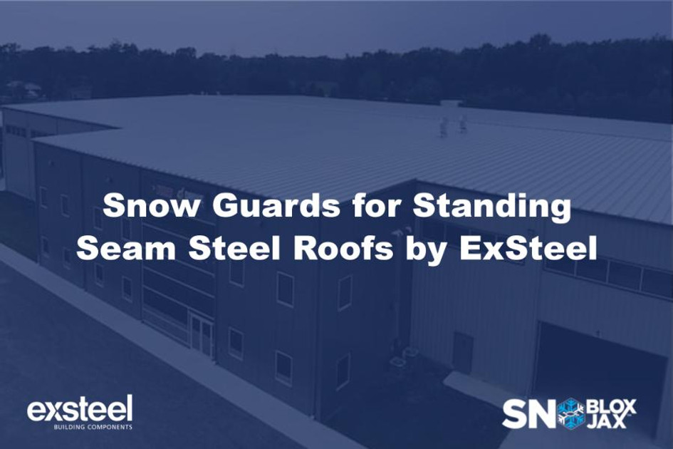 Snow Guards for Standing Seam Steel Roofs by ExSteel Building Components