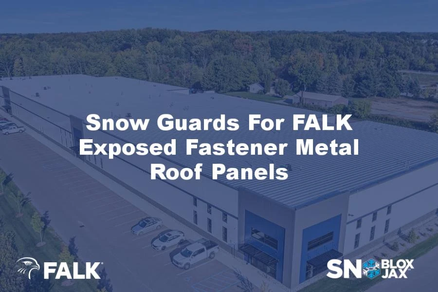 Snow Guards For FALK Exposed Fastener Metal Roof Panels