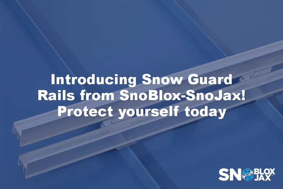 Introducing Snow Guard Rails from SnoBlox-Snojax! Protect Yourself Today