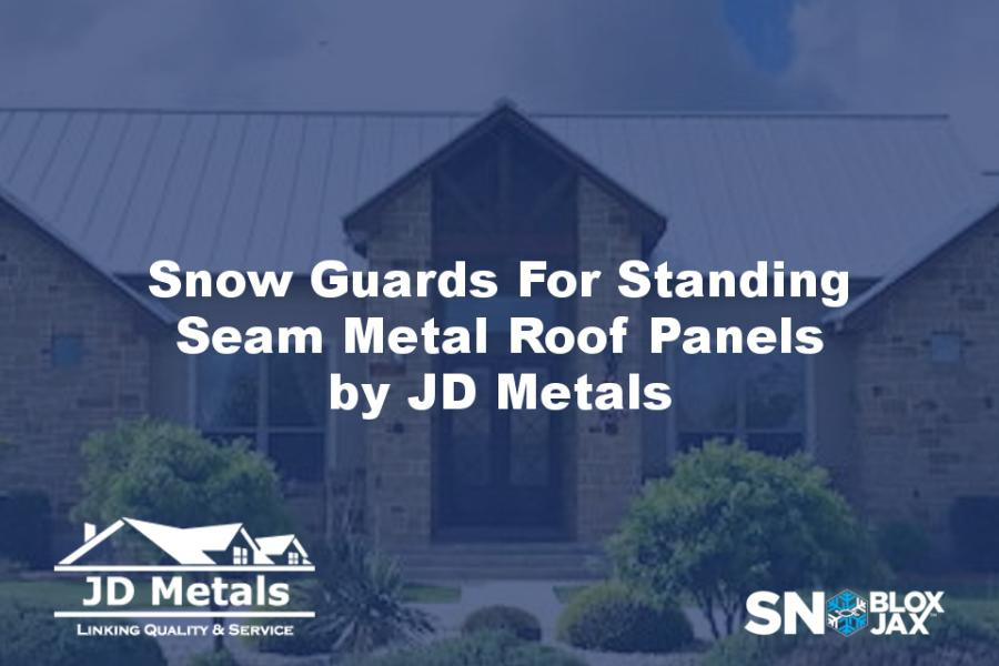 Snow Guards For Standing Seam Metal Roof Panels by JD Metals