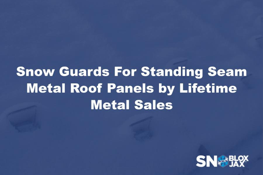 Snow Guards For Standing Seam Metal Roof Panels by Lifetime Metal Sales