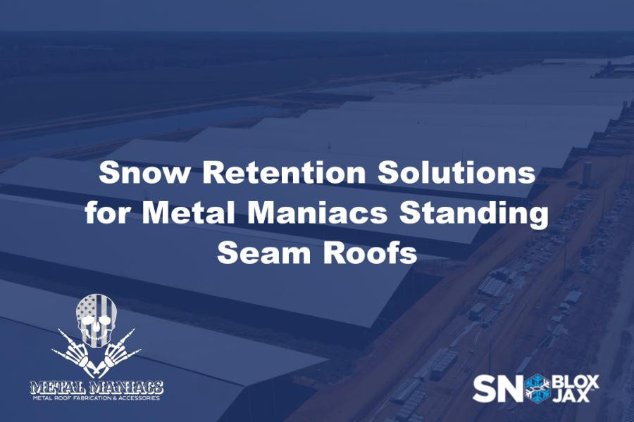 Metal Snow Retention Solutions for Metal Maniacs Standing Seam Roofs
