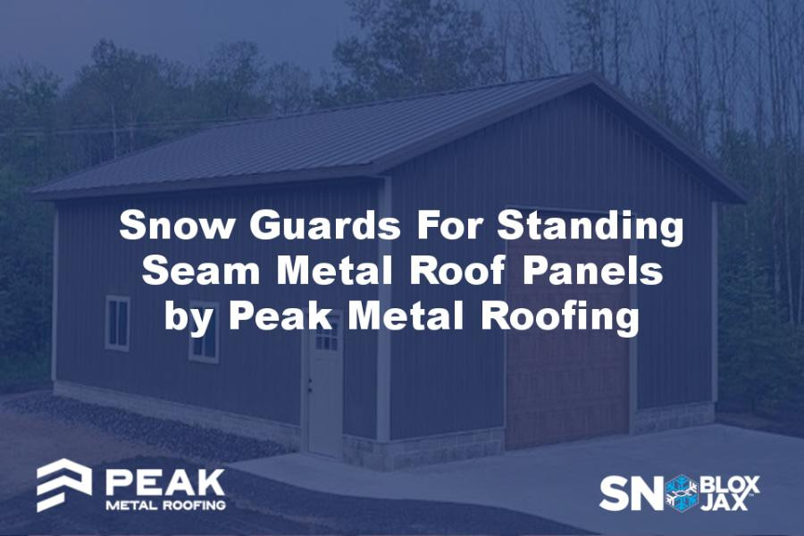 Snow Guards For Standing Seam Metal Roof Panels by Peak Metal Roofing