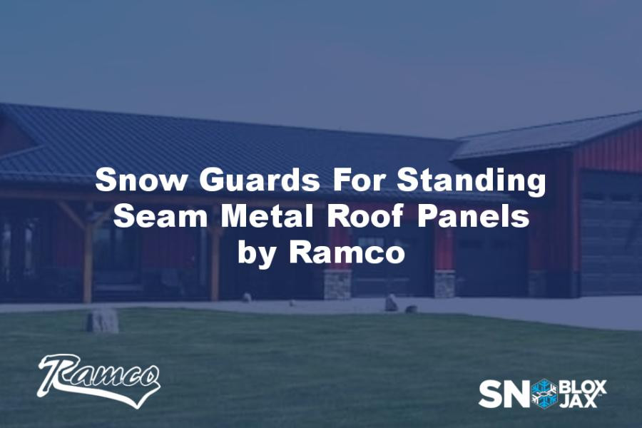 Snow Guards For Standing Seam Metal Roof Panels by Ramco