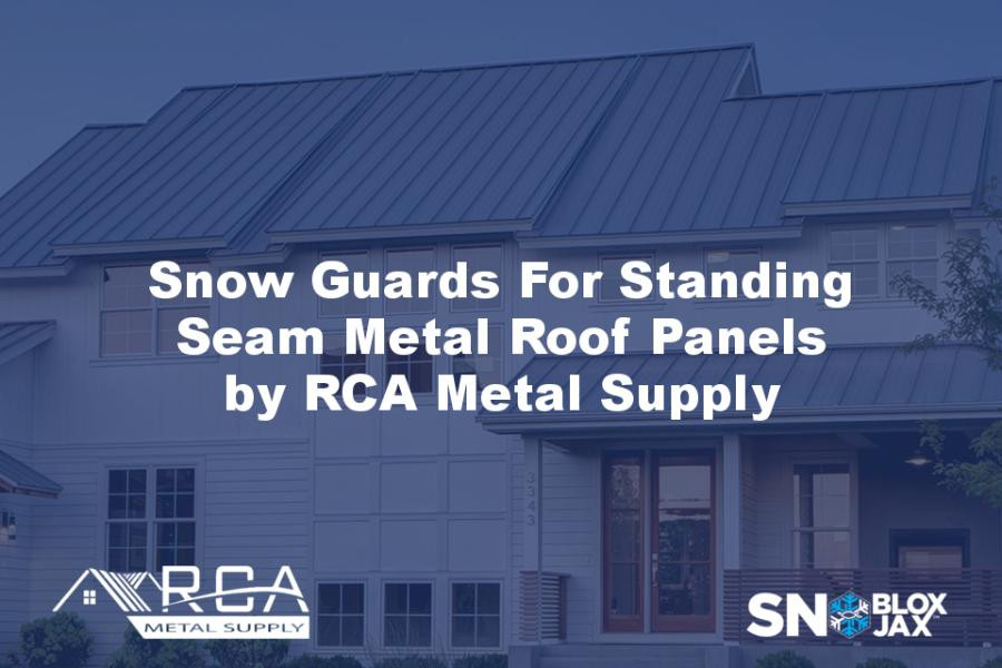 Snow Guards For Standing Seam Metal Roof Panels by RCA Metal Supply