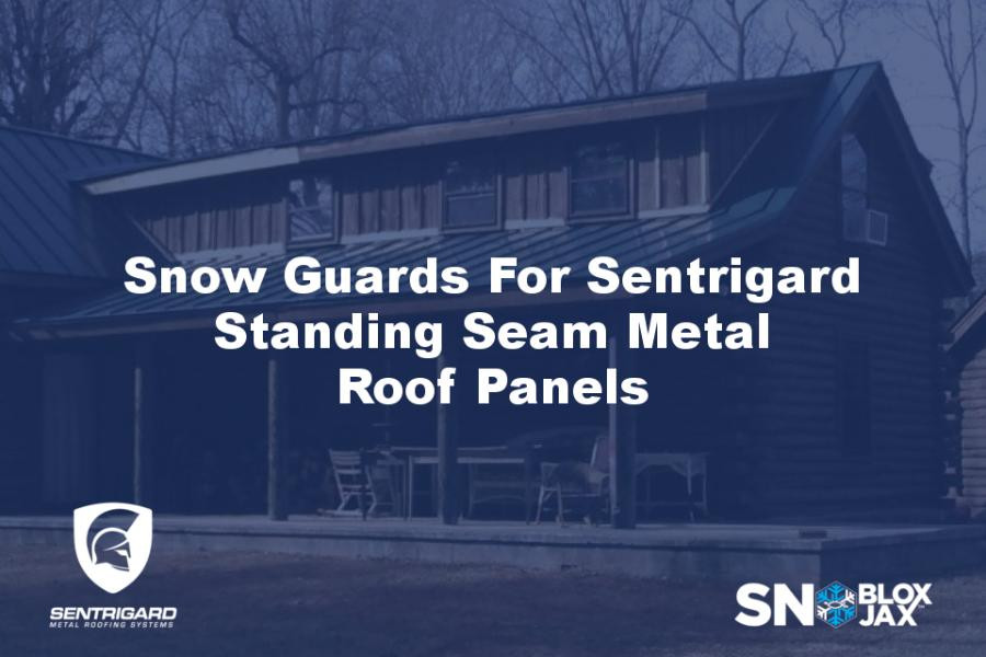 Snow Guards For Sentrigard Standing Seam Metal Roof Panels