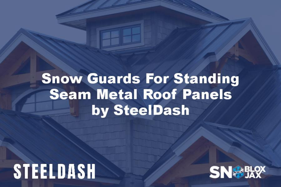 Snow Guards For Standing Seam Metal Roof Panels by SteelDash