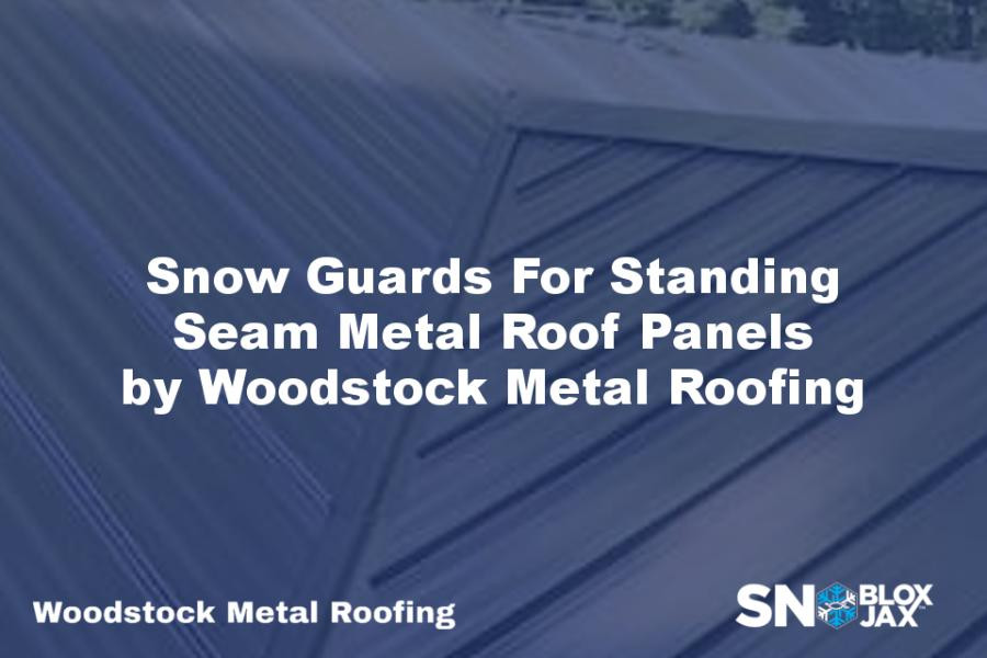 Snow Guards For Standing Seam Metal Roof Panels by Woodstock Metal Roofing