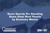 Snow Guards For Standing Seam Steel Roof Panels by Economy Metals