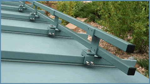 Powder Coated Two Bar Snow Retention System
