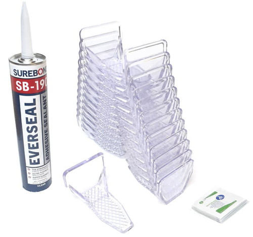 SnoBlox Deuce 25 Piece Glue Down Snow Guards Bundle