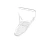 SnoBlox Deuce transparent metal roof snow guard showing rear right mounting profile