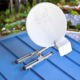 Metal Roof Satellite Mount