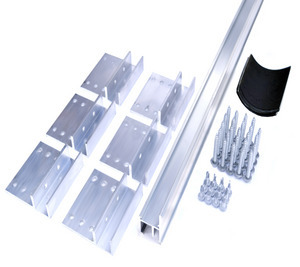 Screw-Down 2.67 ColorBar components for corrugated metal roof installation