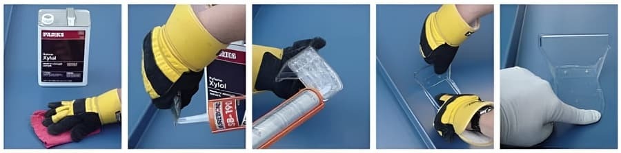 Adhesive mounting snow guard installation steps