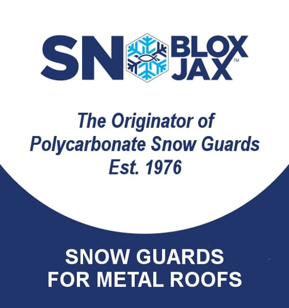 SNOW GUARDS FOR METAL ROOFS