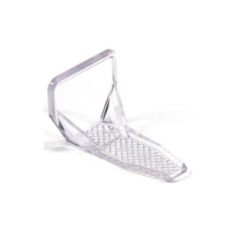 Glue-down snow guard spacing diagram for metal roofs