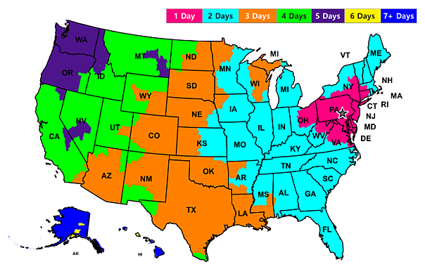 Outbound Shipping Times for SnoBlox-Snojax