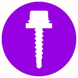 A Button For How to Install Screw Down Snow Guards