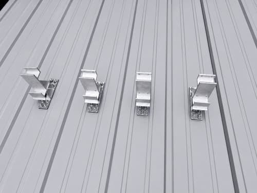 SC-2B screw-down double bar brackets installed on MRM mounting brackets