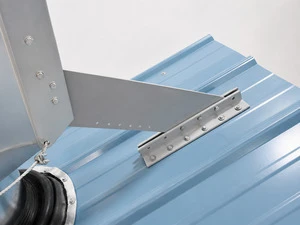VentSaver Extreme base fastened to roof structure