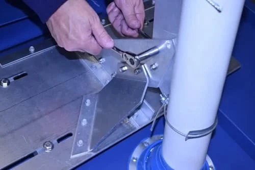 Optional VentSaver height extender C-Kit installation