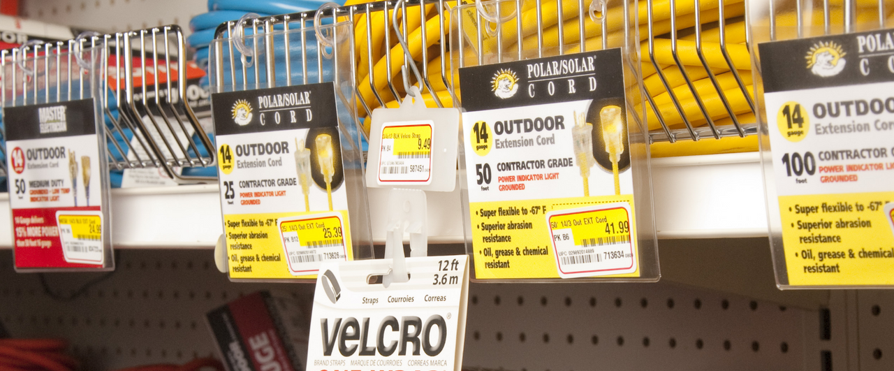 Plastic Merchandising Strips