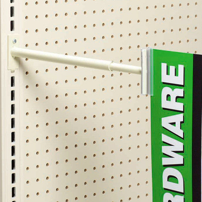 Telescopic SuperGrip® Aisle Sign Holder, Metal | siffron