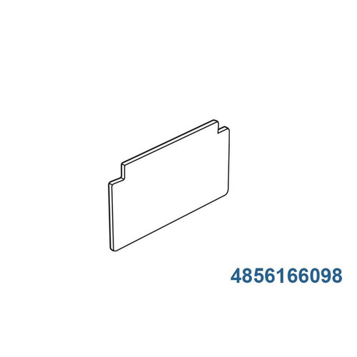 Scoop Bin Shutter for Bin with Divider