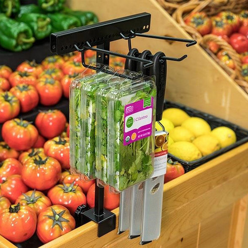 Metal Cross Merchandiser - Screw Mount Base