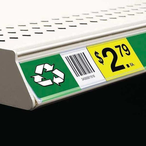 Data Strip® Clip-On Label Holder for Shelf Channel