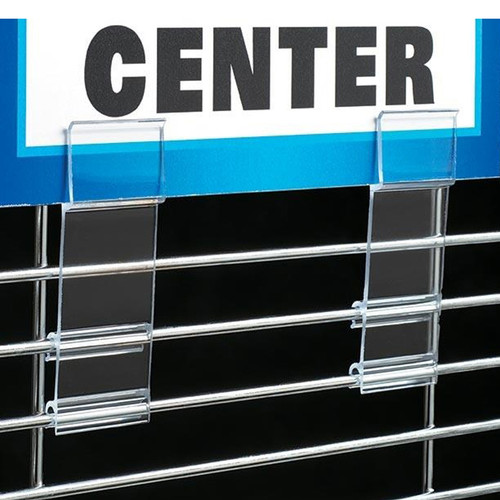 Fastrack® Wire Grid Sign Holder