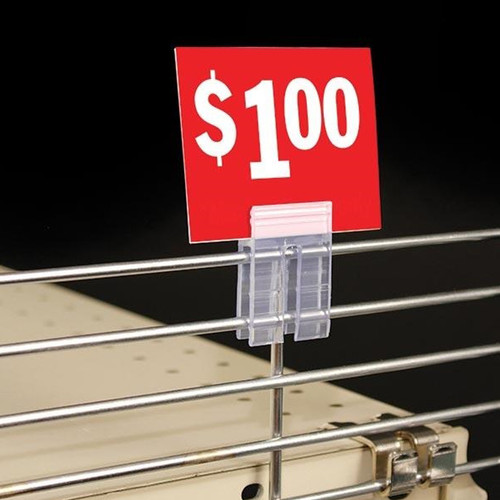 Fastrack® Clip-On Sign Holder
