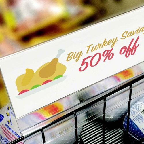 Freezer Grid Sign Holder