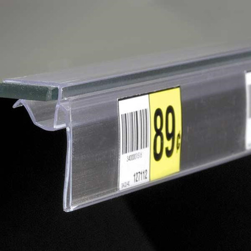 Data Strip® Extra-Duty Label Holder for Glass Shelving