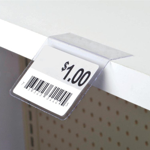 Adhesive Shelf Label Holders