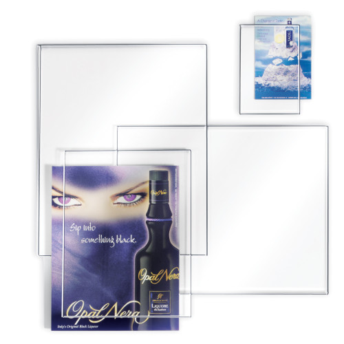 Fold-Over Acrylic Sign Holders
